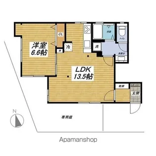 SAKURA BASE(サクラベイス)【1F号室】の間取り