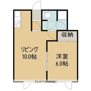 サンハウスⅡ【102号室】の間取り