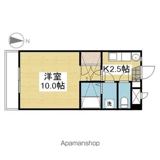 サンハイツ11【6階】の間取り