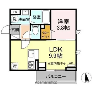 シュールメゾンⅡ【2階】の間取り