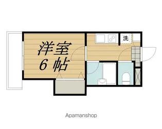 スペースアークヒル【104号室】の間取り