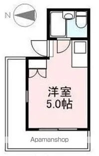 1Rの間取り画像