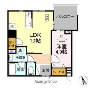ヴィラ トルチュ東刈谷【3階】の間取り