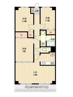 東京都板橋区小茂根3丁目【マンション】の間取り