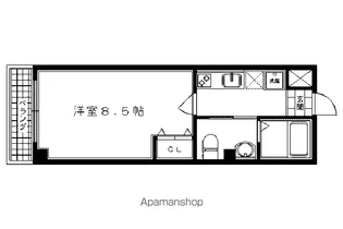 フラッティK&S【502号室】の間取り