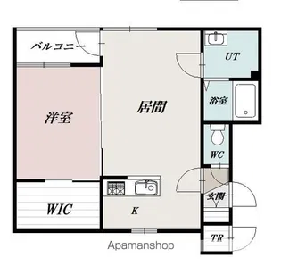 レオクルール美瑛【2階】の間取り