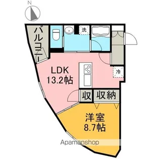 ドゥーエ上前津【402号室】の間取り