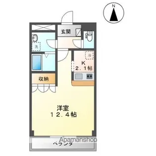 リヴェールドゥ エス【3階】の間取り