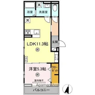 PREMILIFE碩田町【2階】の間取り