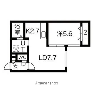 GLAND BRILLER ASABU(グランブリエ麻生)【103号室】の間取り