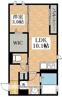 プランドールTⅠ【3階】の間取り