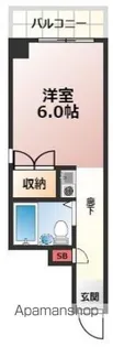 プラスパー東雲【401号室号室】の間取り