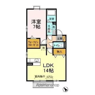ロイヤル パークス【2階】の間取り