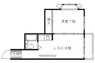 アークヒルズ桃山【301号室】の間取り