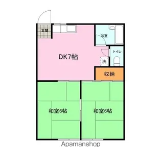 ホワイトハイムT3【1階】の間取り