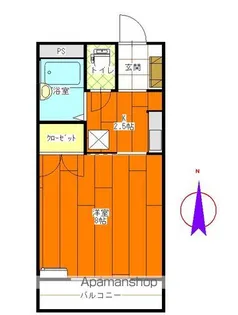 エスポワール【102号室】の間取り