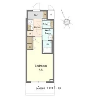 SーRESIDENCE四日市駅前COULEUR(クルール) FR【12階】の間取り
