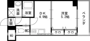 CITY SPIRE鶴見(セントアミー鶴見)【2階】の間取り