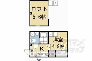 ハーモニーテラス豊後橋町A【202号室】の間取り
