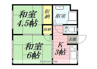 青木マンション【301号室】の間取り