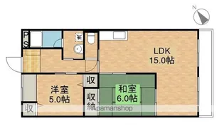 ランドスケイプ【303号室】の間取り