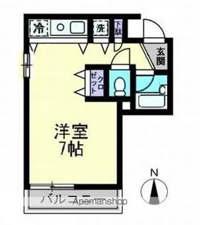 フォレストコート藤塚【3階】の間取り
