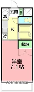 メゾン榎木町【3階】の間取り