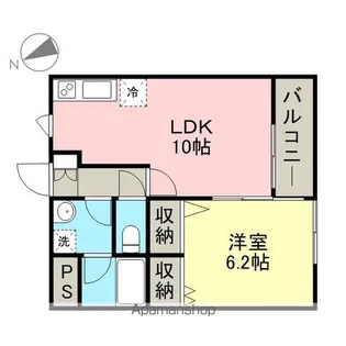 シュティル【102号室】の間取り