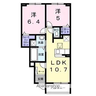 ブラウンヒルズ【1階】の間取り