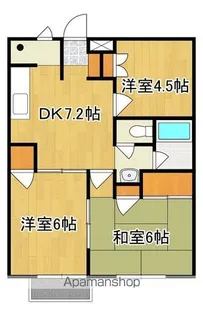 アーバンヒルズ21 A棟【203号号室】の間取り