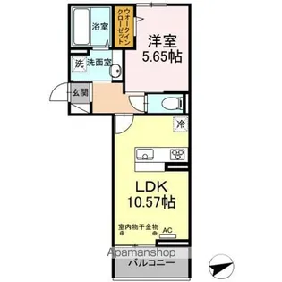 ルピナ梅満【2階】の間取り