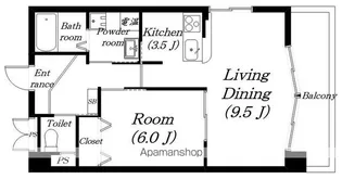 やしま館【6階】の間取り