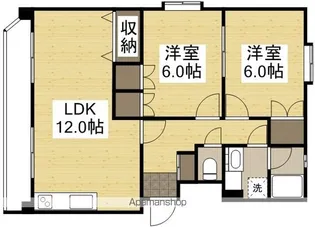 メゾンラフィーネ【2階】の間取り