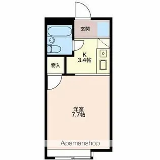 コーポウイング【103号室】の間取り