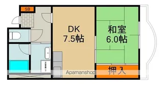 リビエール日向【3階】の間取り