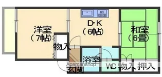 サンシャイン【103号室】の間取り