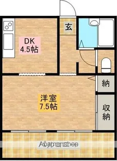 ディアコート華【2階】の間取り