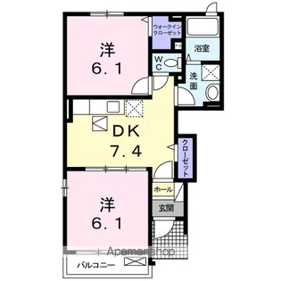 サンシャインT・I【1階】の間取り