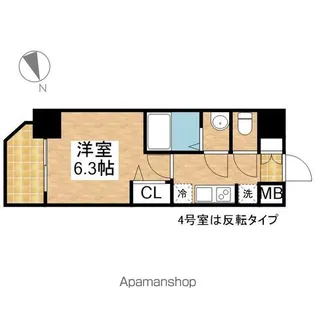 MAXIV東別院【10階】の間取り