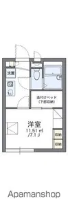 レオパレスティンカーベル【1階】の間取り