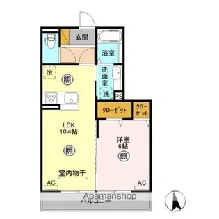 ステラⅠ【2階】の間取り