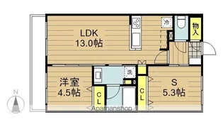 ラグゼナ戸田公園Ⅱ【8階】の間取り