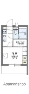 レオパレスグラッドⅡ【3階】の間取り