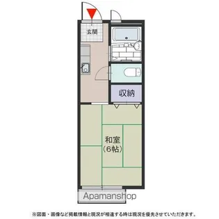 サンハイツ新町【108号室号室】の間取り
