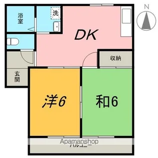 イーストシティー長谷川【103号室】の間取り