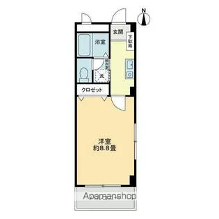 フォブールMIKI【1階】の間取り