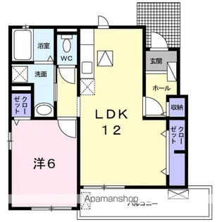 イーハトーブ Ⅱ【1階】の間取り