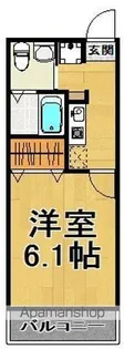 CASAMENTO SCOLO (カーサ スコーロ)【2階】の間取り
