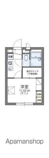 レオパレスメゾン 紗々【1階】の間取り
