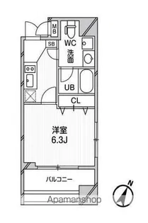 アーデン町田【4階】の間取り